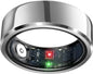 Sleep Tracker Ring with Heart Rate, Waterproof Fitness Ring for Activity Monitoring/Steps/Distance/Calories, Air Gestures, up to 7-Day Battery, for Ios Android (Silver,#12)